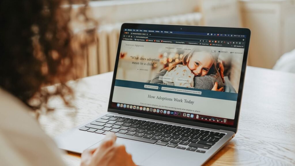 Search engine optimisation on laptop
