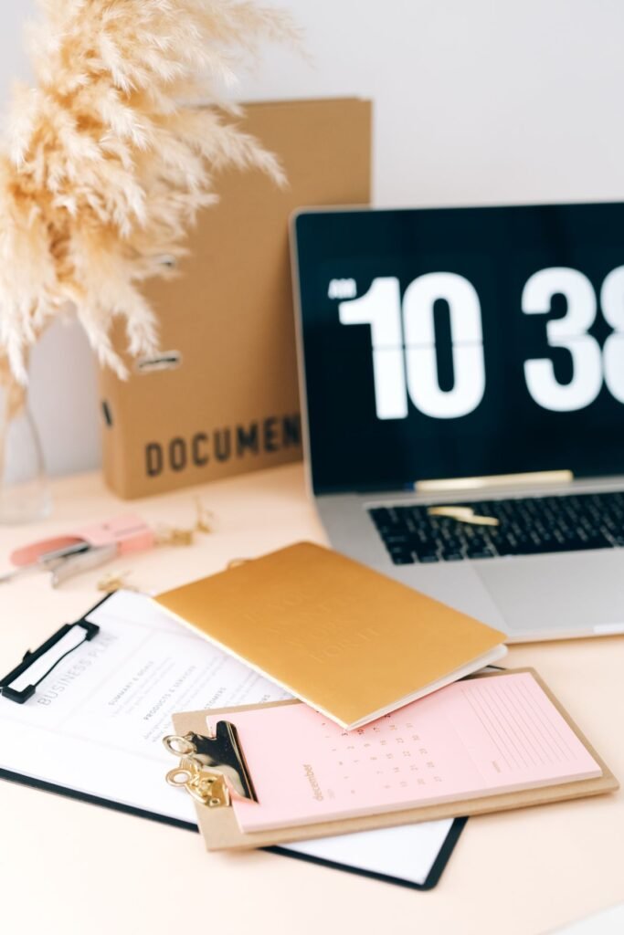 Documents on clipboards representing an on page seo checklist construction singapore audit