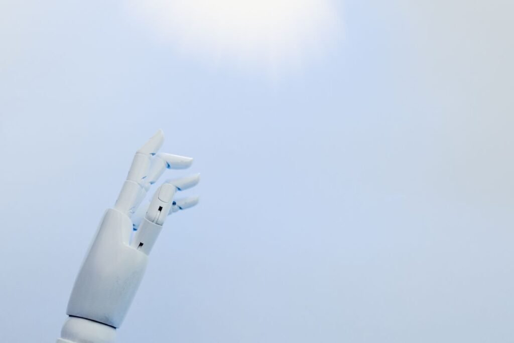 A robotic hand representing the limits of auto link building