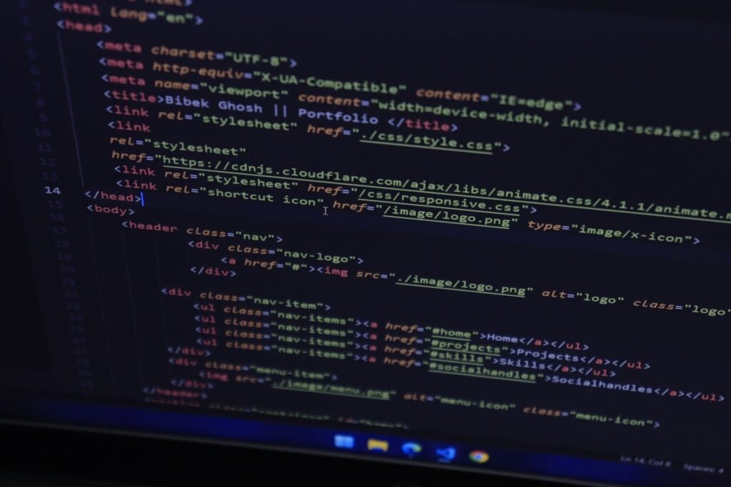 HTML markup showing anchor link tags, illustrating seo backlinks meaning and terminology