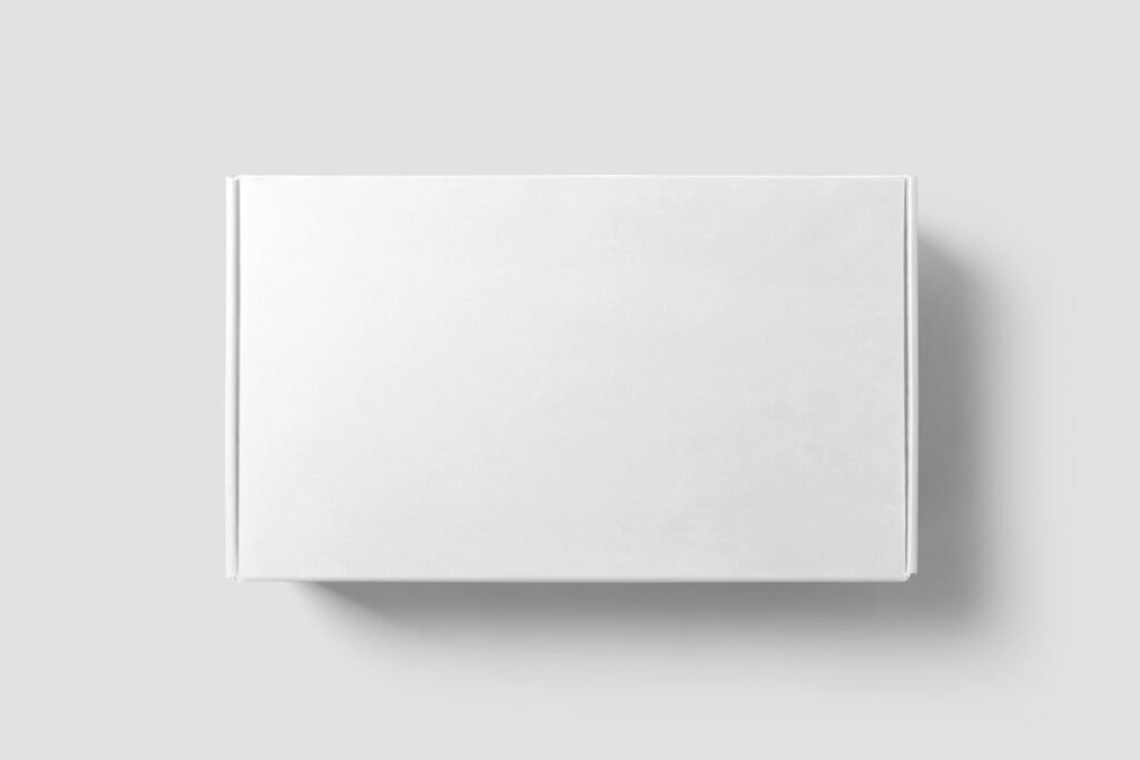 Blank white card on a plain surface, representing unbranded white label SEO